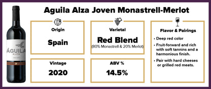 Aguila Alza Joven Monastrell-Merlot 2020