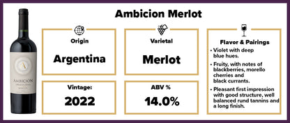 Ambicion Merlot 2022