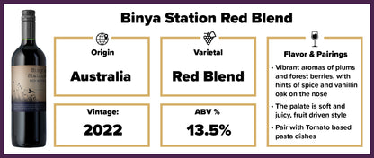 Binya Station Red Blend 2022