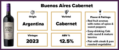 Buenos Aires Cabernet 2023*