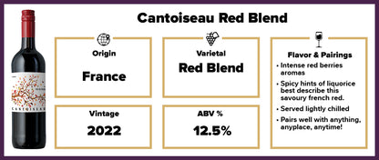 Cantoiseau Red Blend 2022