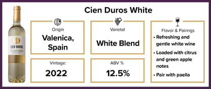 Cien Duros White 2022