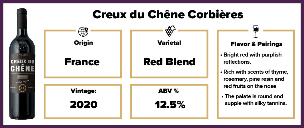 Creux de Chene Corbieres 2020