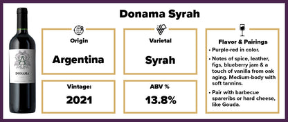 Donama Syrah 2021