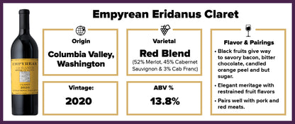 Empyrean Eridanus Claret Red Blend 2020