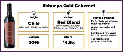 Estampa Gold Cabernet 2016