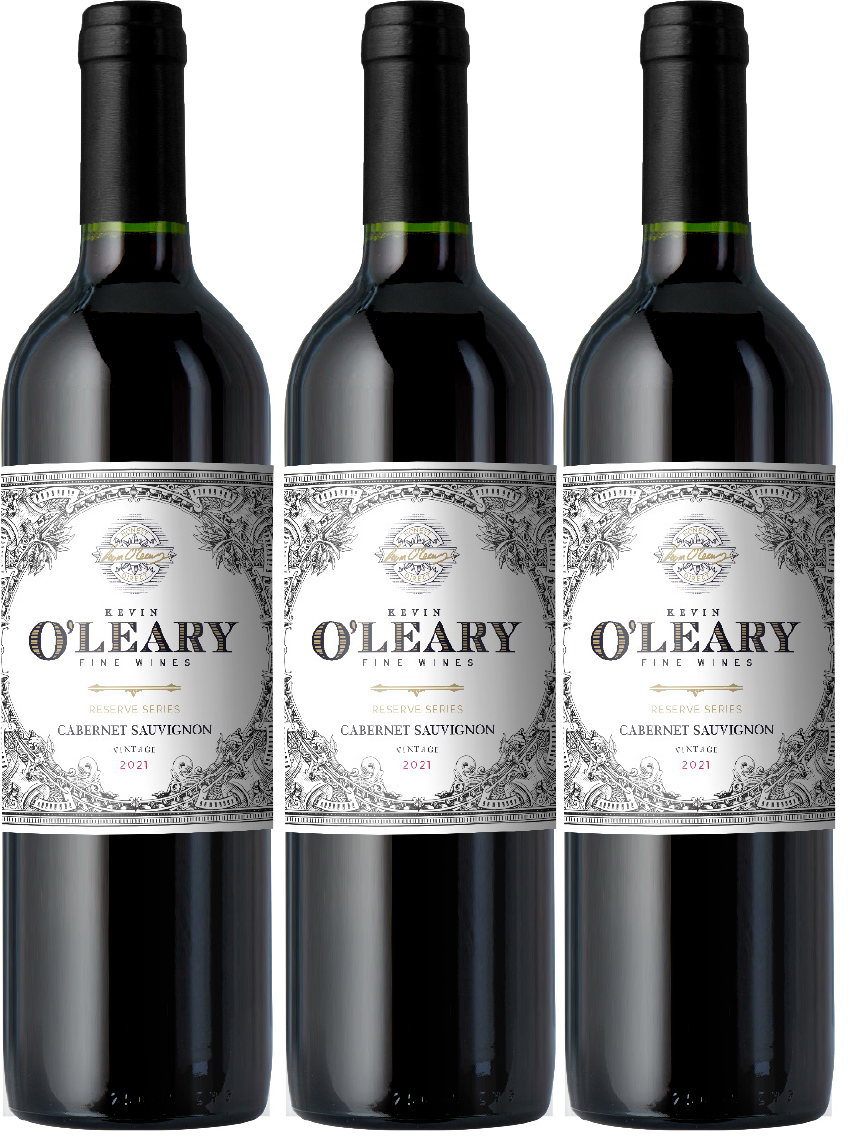 Kevin O’Leary Reserve Holiday 3 Bottle Wine Set Cabernet Sauvignon