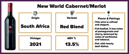 New World Cab/Merlot 2021