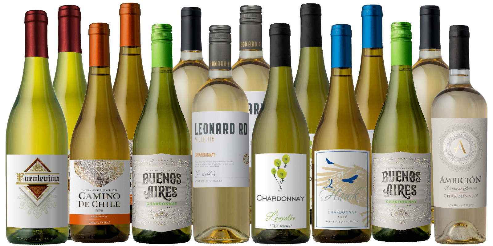 Stunning Summer Chardonnay's 15-Pack*