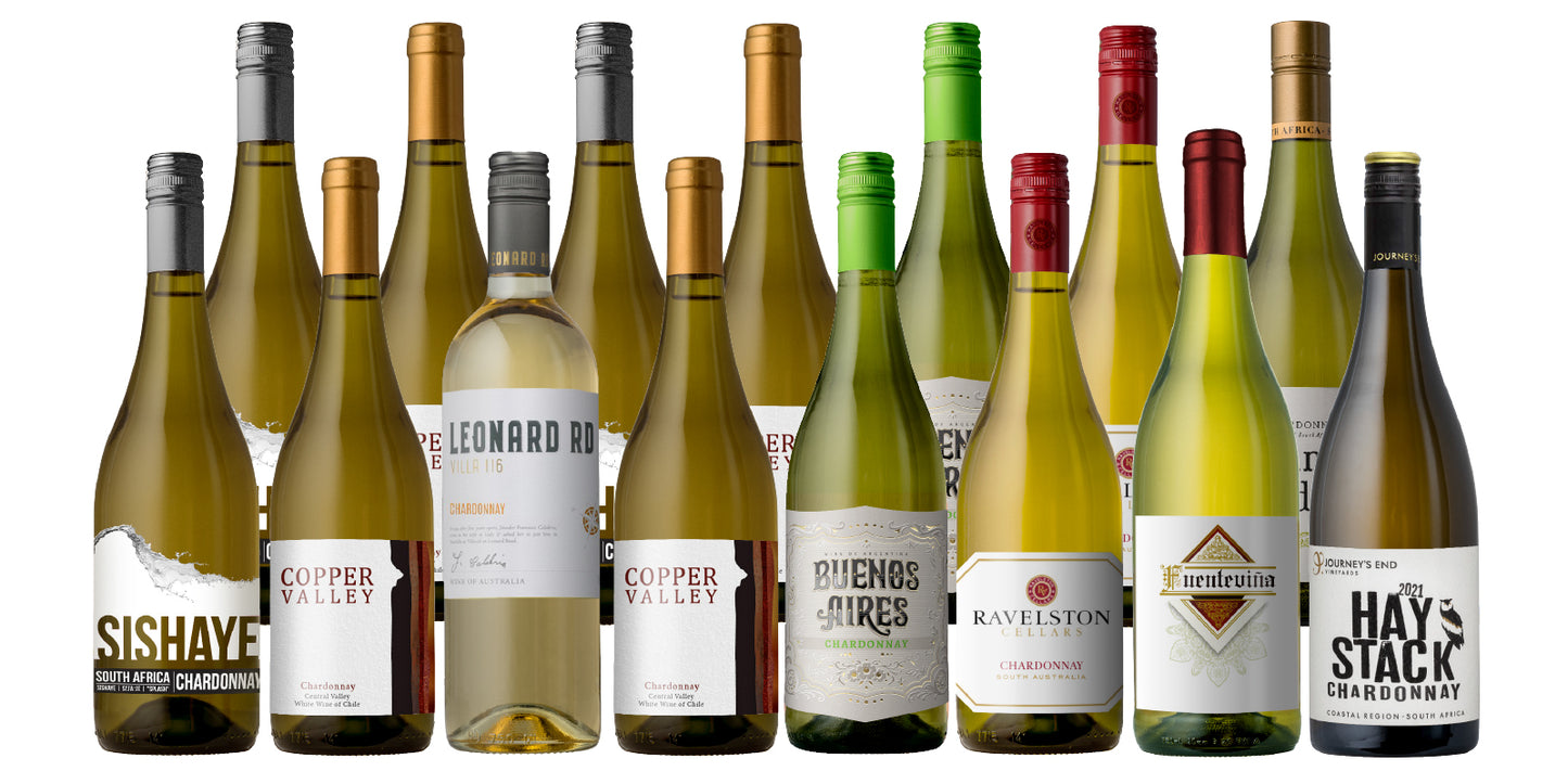 Groupon World of Chardonnay with Premium Trio 15-Pack