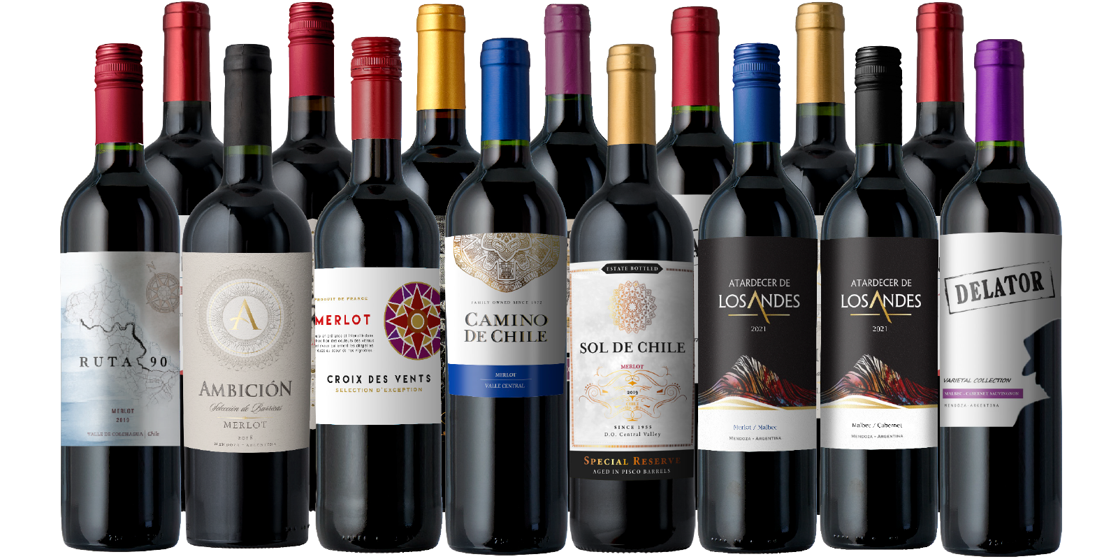 Moms Love Merlots & Malbecs 15-Pack