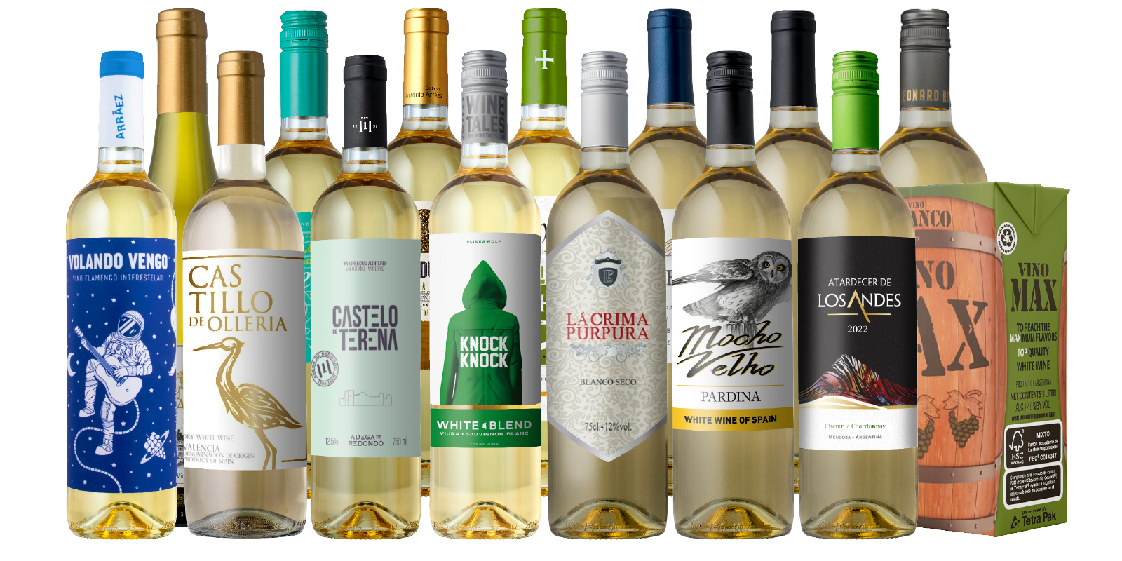 Beautiful White Blends 15-Pack!