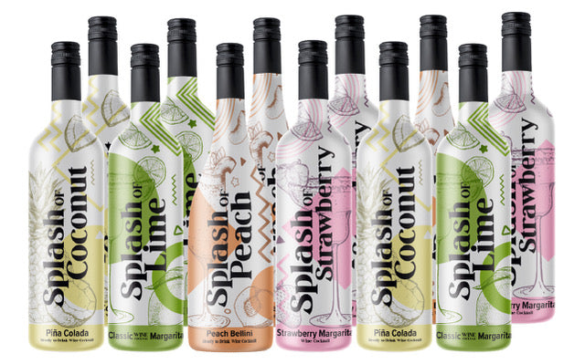 $8.99 Splash Cocktails 12-Pack Sampler