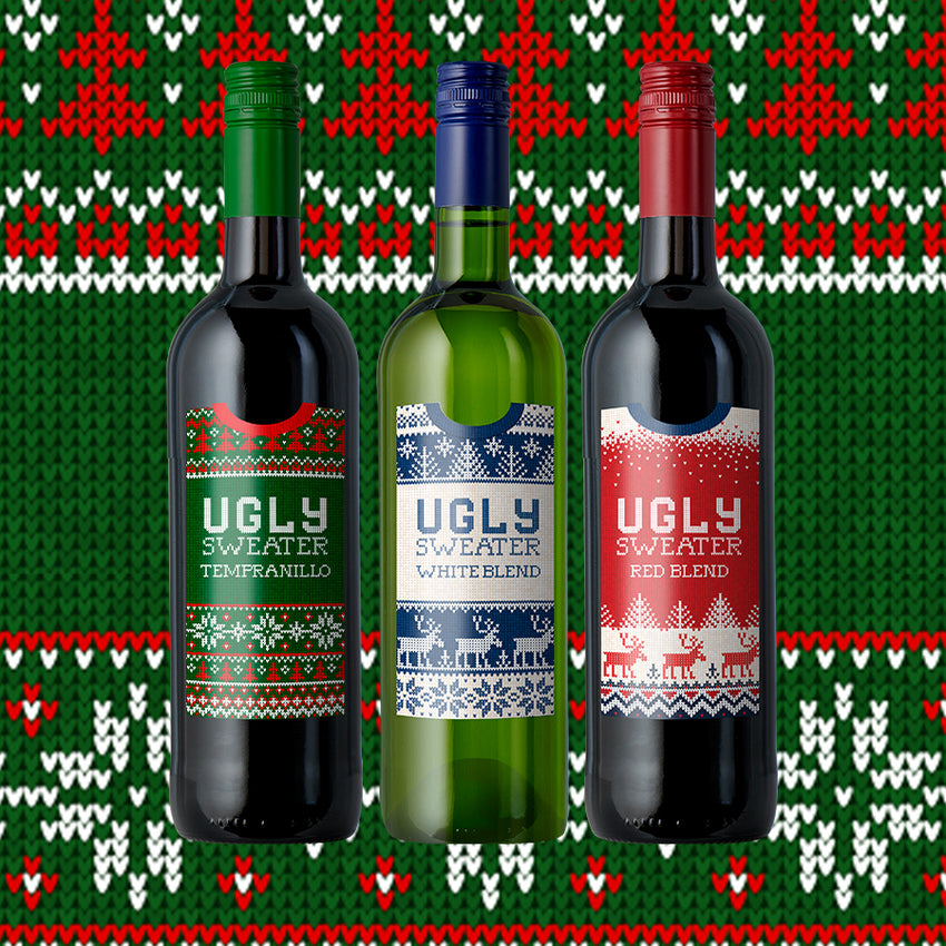 Ugly sweater clearance red blend wine