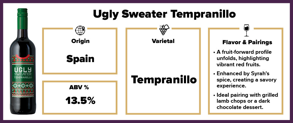 Ugly Sweater Tempranillo Splash Wines