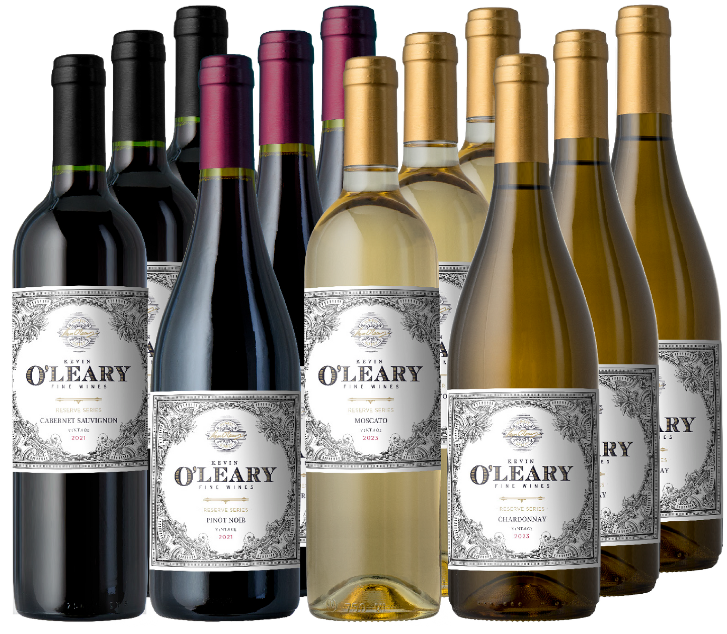 Kevin O’Leary Reserve Holiday 12 Bottle Wine Set Mixed