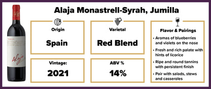 Alaja Monastrell-Syrah, Jumilla, 2021