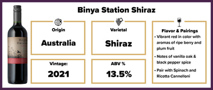 Binya Station Shiraz 2021