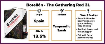 Botellon 3L The Gathering Tempranillo-Syrah