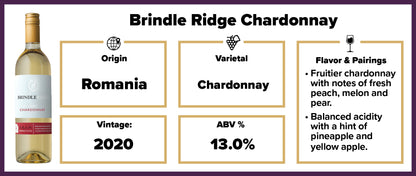 Brindle Ridge Chardonnay 2020