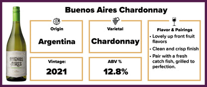 Buenos Aires Chardonnay 2021