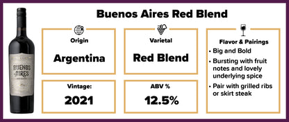 Buenos Aires Red Blend 2021