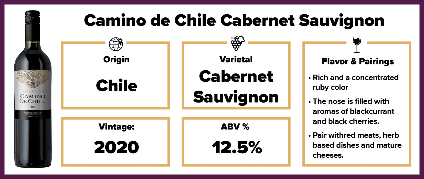 Camino De Chile Cabernet Sauvignon 2020 BP