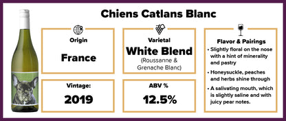 Chiens Catlans Blanc 2019