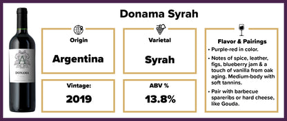 Donama Syrah 2019