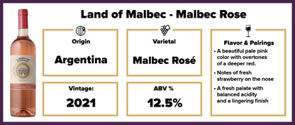 Land of Malbec - Malbec Rose