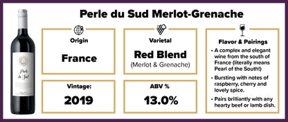 Perle du Sud Merlot-Grenache , IGP OC