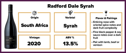 Radford Dale Syrah 2020