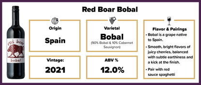 Red Boar Bobal 2021