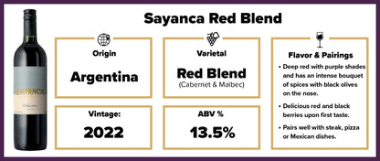 Sayanca Red Blend 2022