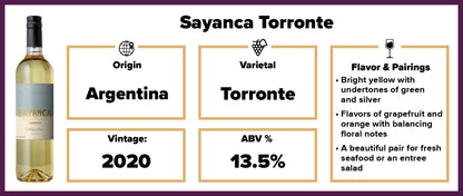 Sayanca Torrontes 2020