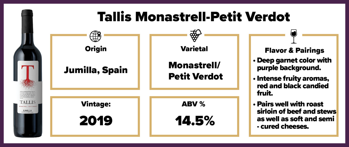 Tallis Monastrell-Petit Verdot 2019