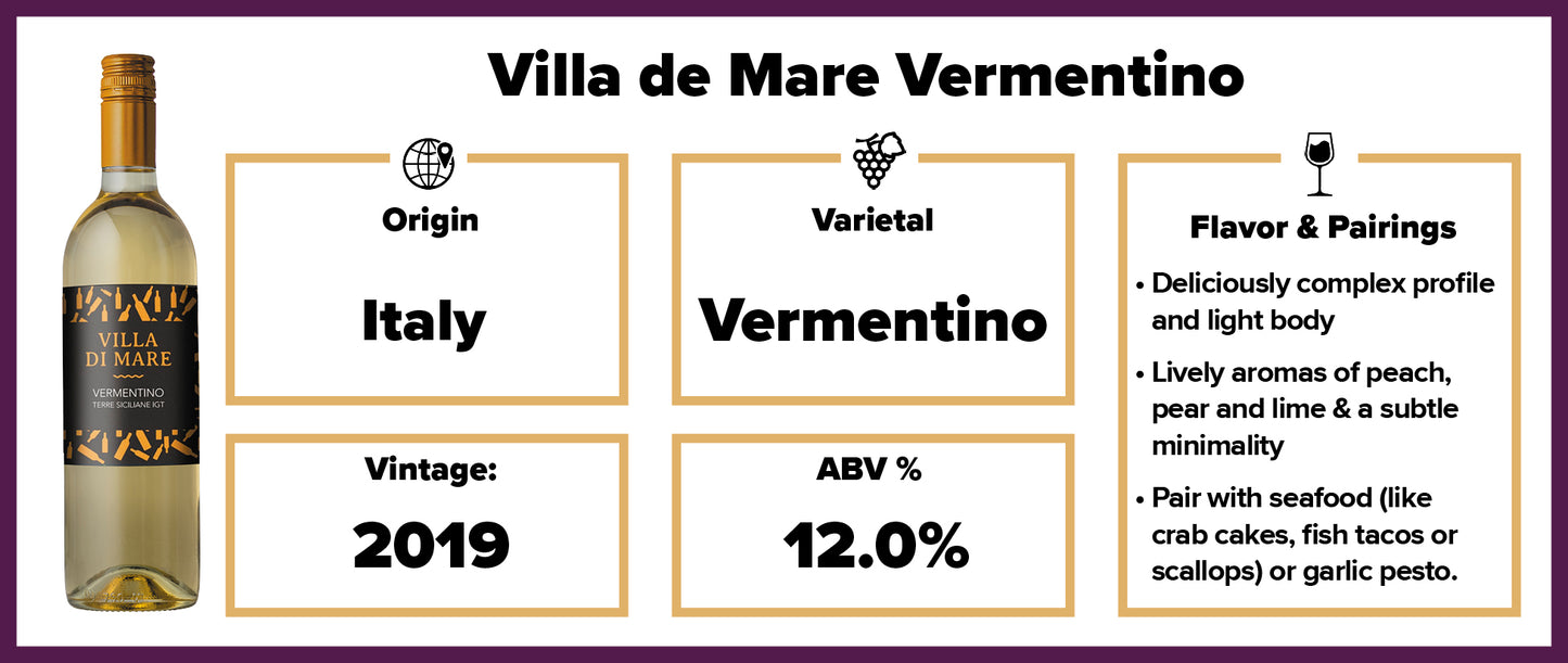 Villa de Mare Vermentino 2019