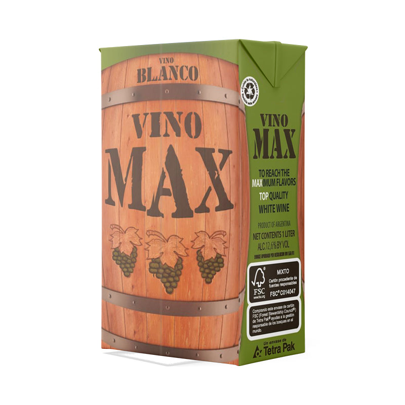 Vino Max Blanco Tetra 1L