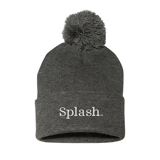 Splash Beanie - Heather Grey