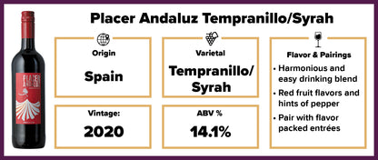 Placer Andaluz Tempranillo/Syrah